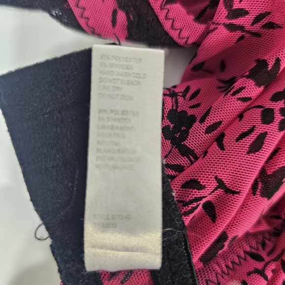 Derek Rose Pink Sheer Lace Detail Babydoll Sz L Lingerie Strech Sexy Romantic - Picture 8 of 8